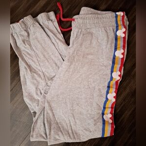 Mickey Mouse Retro Strip Joggers- Size Large